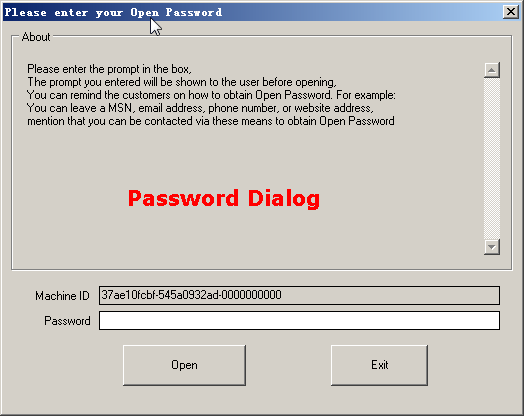 encrypt file with password protected