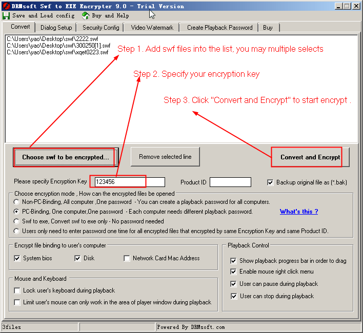 SWF to EXE Converter, SWF Encryption tool, how to convert swf to exe